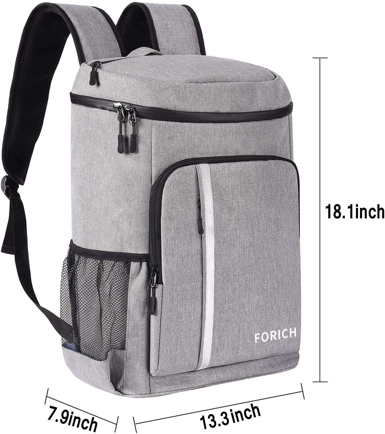 Premium Leakproof Insulated Backpack Cooler - Lightweight Waterproof Bag for Men & Women - Perfect for Beach, Picnics, Camping & Hiking - Holds 30 Cans!